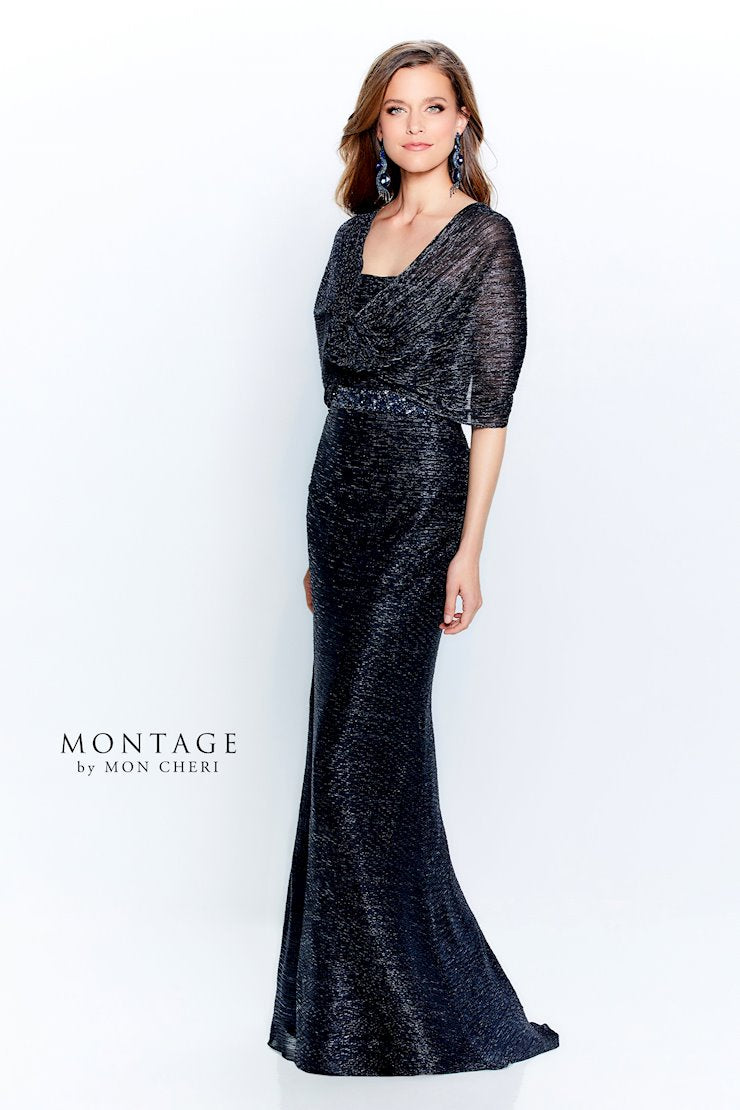 Montage 120902 Long Beaded Formal Evening Dress