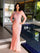 Formal Dresses Long Sleeve Beaded Sequin Formal Dress Coral