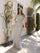 Formal Dresses Sequin Fitted Long Formal Beaded Evening Dress Dark Platinum