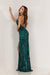 Prom Dresses Fitted Long Formal Prom Dress Nebula Green