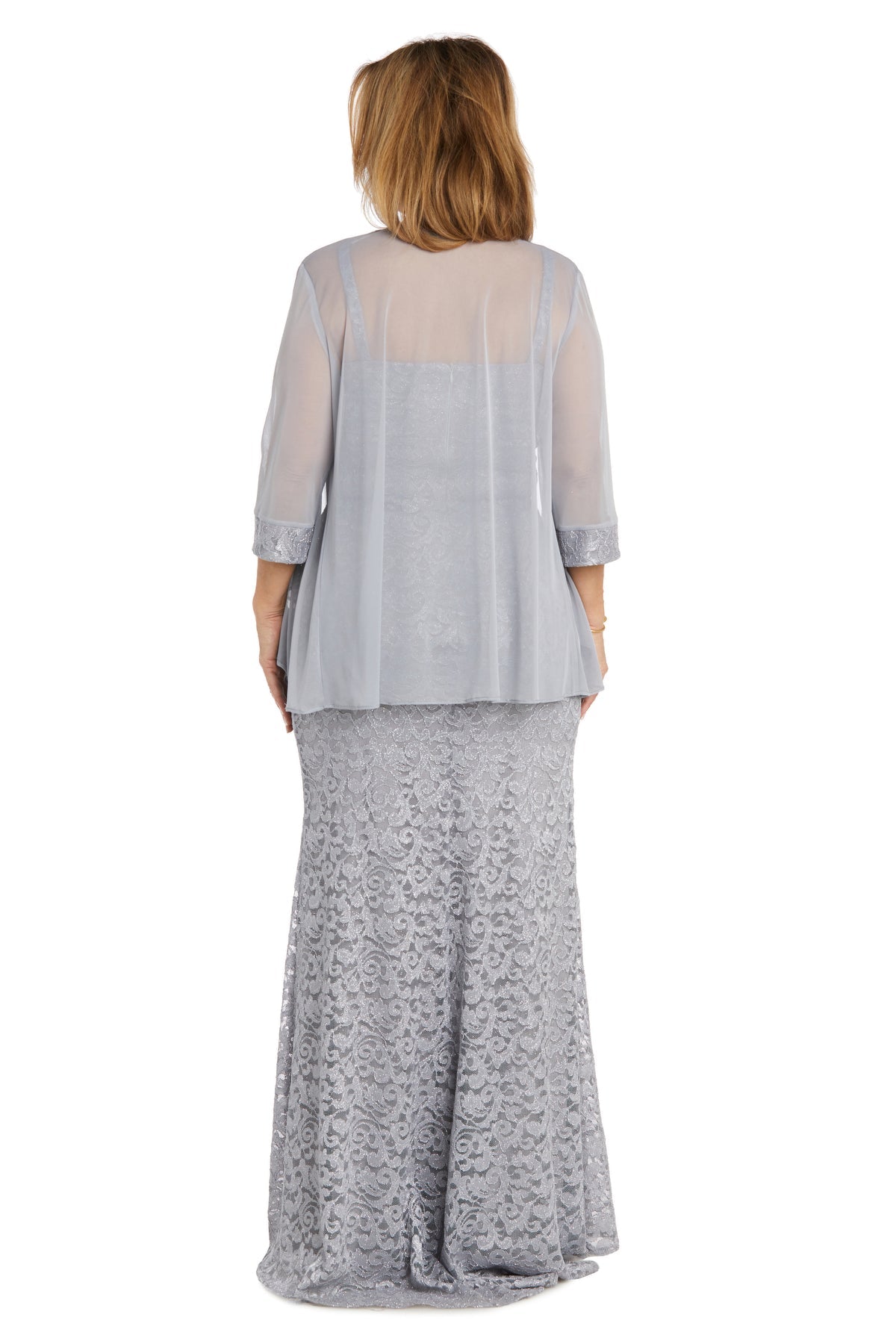 R&M Richards 1241 Long Formal Mother of the Bride Jacket Dress