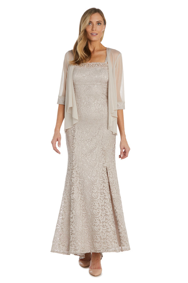 Long Formal Jacket Dress Mother of the Bride R&M Richards 1241