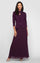 Mother of the Bride Dresses Long Mother of the Bride Glitter Formal Petite Jacket Dress Eggplant