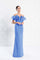 Formal Dresses Long Ruflle Formal Evening Dress Periwinkle