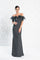 Formal Dresses Long Ruflle Formal Evening Dress Graphite
