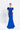 Formal Dresses Long Beaded Ruffle Formal Evening dress Blue