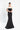 Formal Dresses Long Ruffle Fit Formal Dress Black/White
