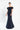 Formal Dresses Long Ruffle Fit Formal Dress Navy