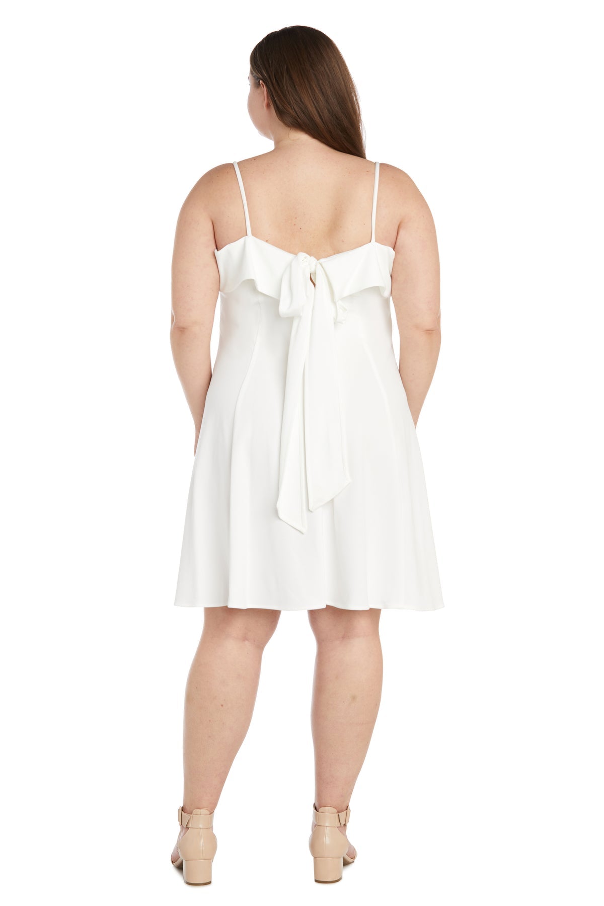 Morgan & Co 12857WM Plus Size Short Cocktail Dress
