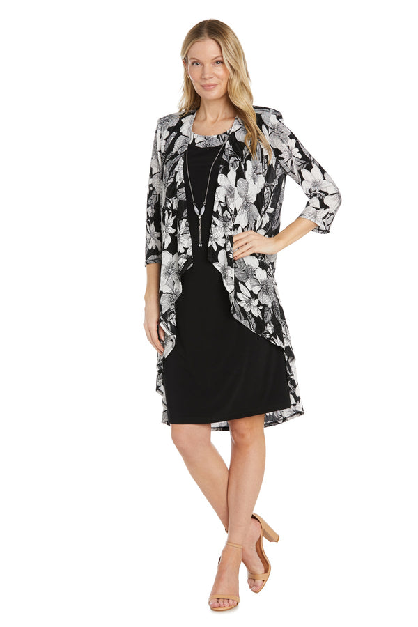 Short Petite Dress Two Piece Mother of the Bride R&M Richards 1289P