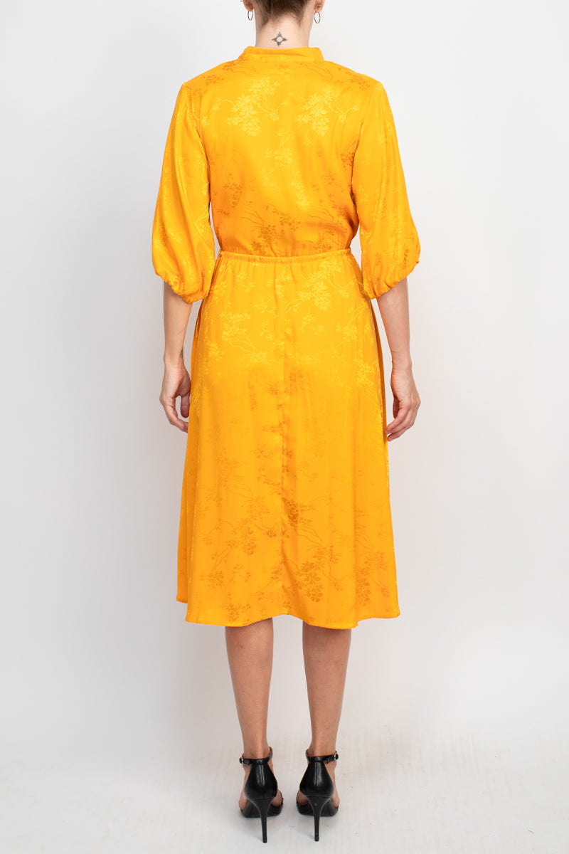 52 Seven 1292 A Line Midi Pocket Cocktail Dress