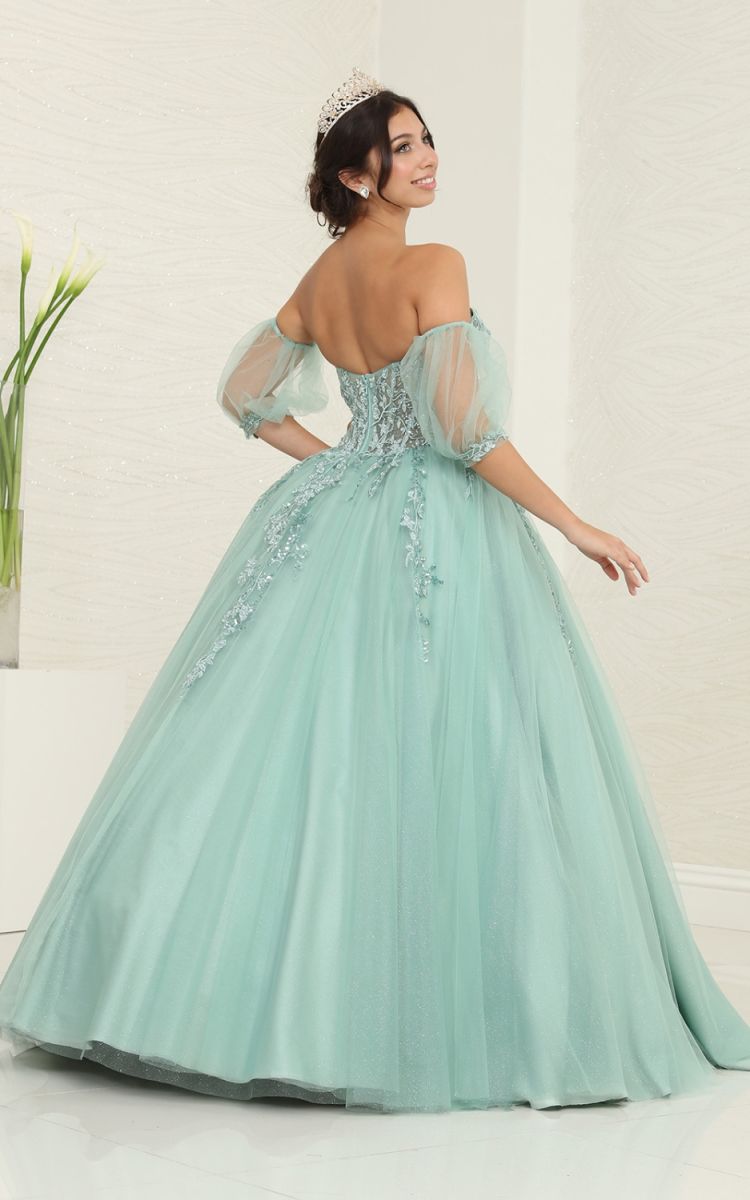 Sweetheart Floor-Length Tulle Prom Ball Gown May Queen LK237