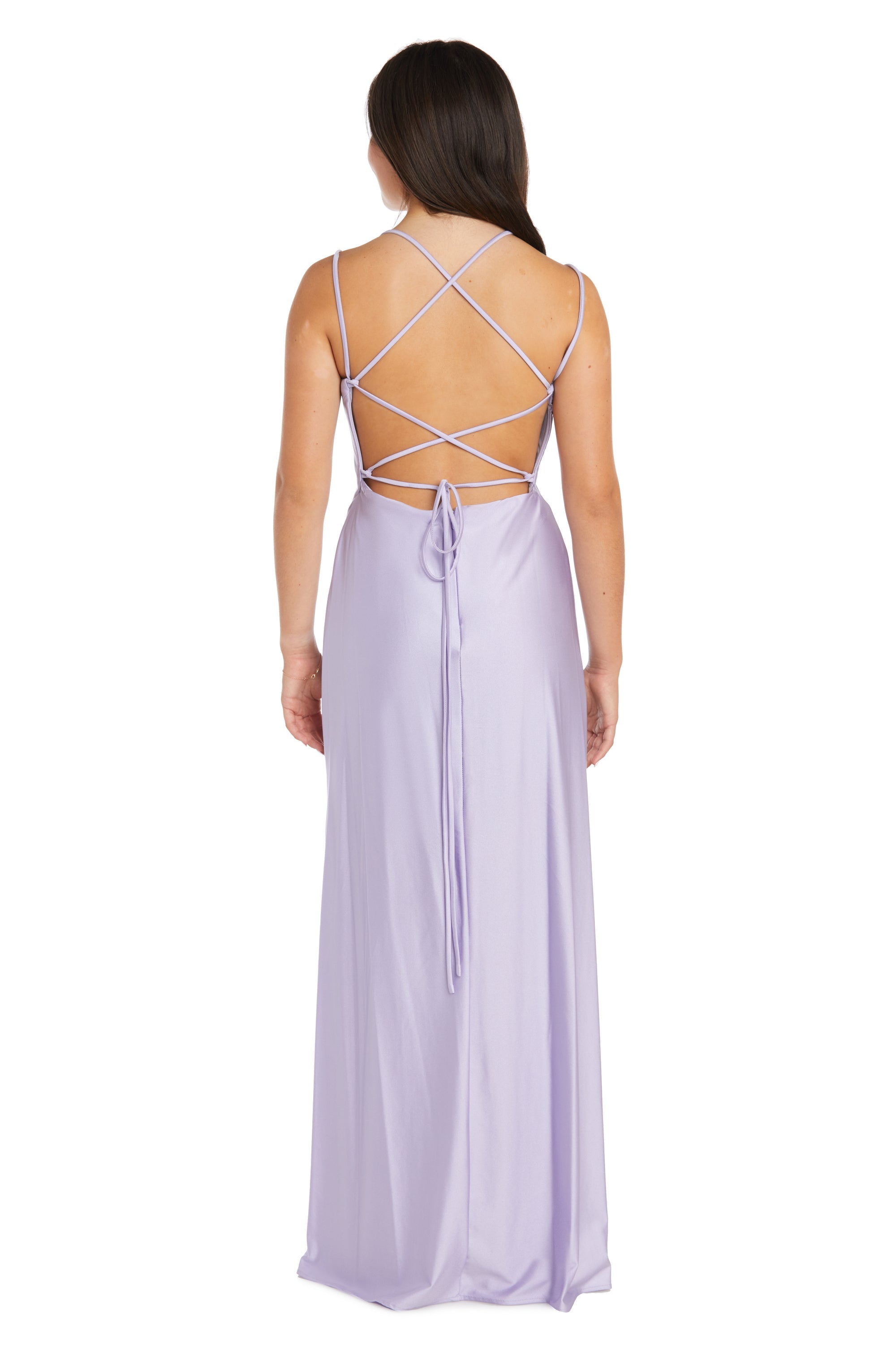 Prom Dresses Long Formal Slit Evening Dress Lavender