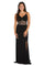 Prom Dresses Fitted Long Formal Prom Slit Dress Black