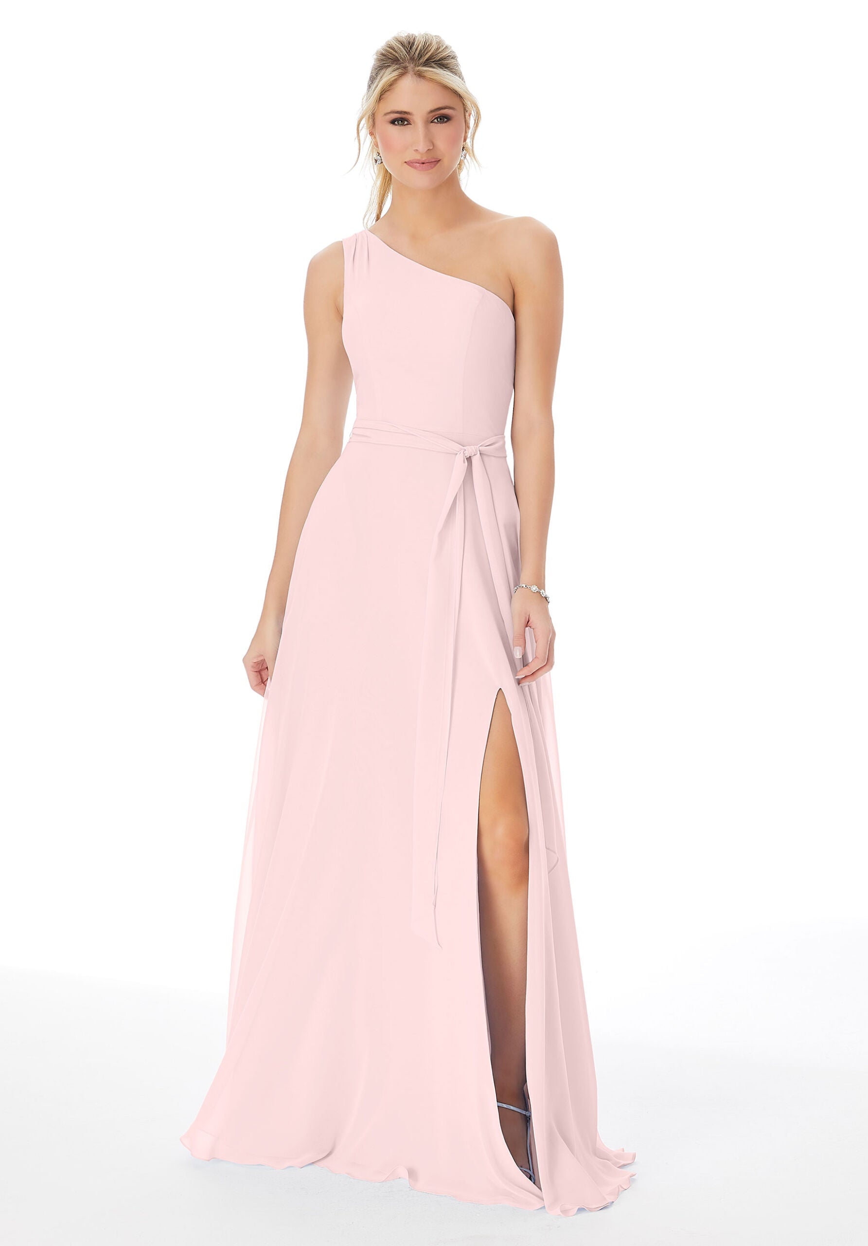 Formal Dresses Long Formal A Line Evening Dress MGNY Madeline Gardner New York 13105 Blush