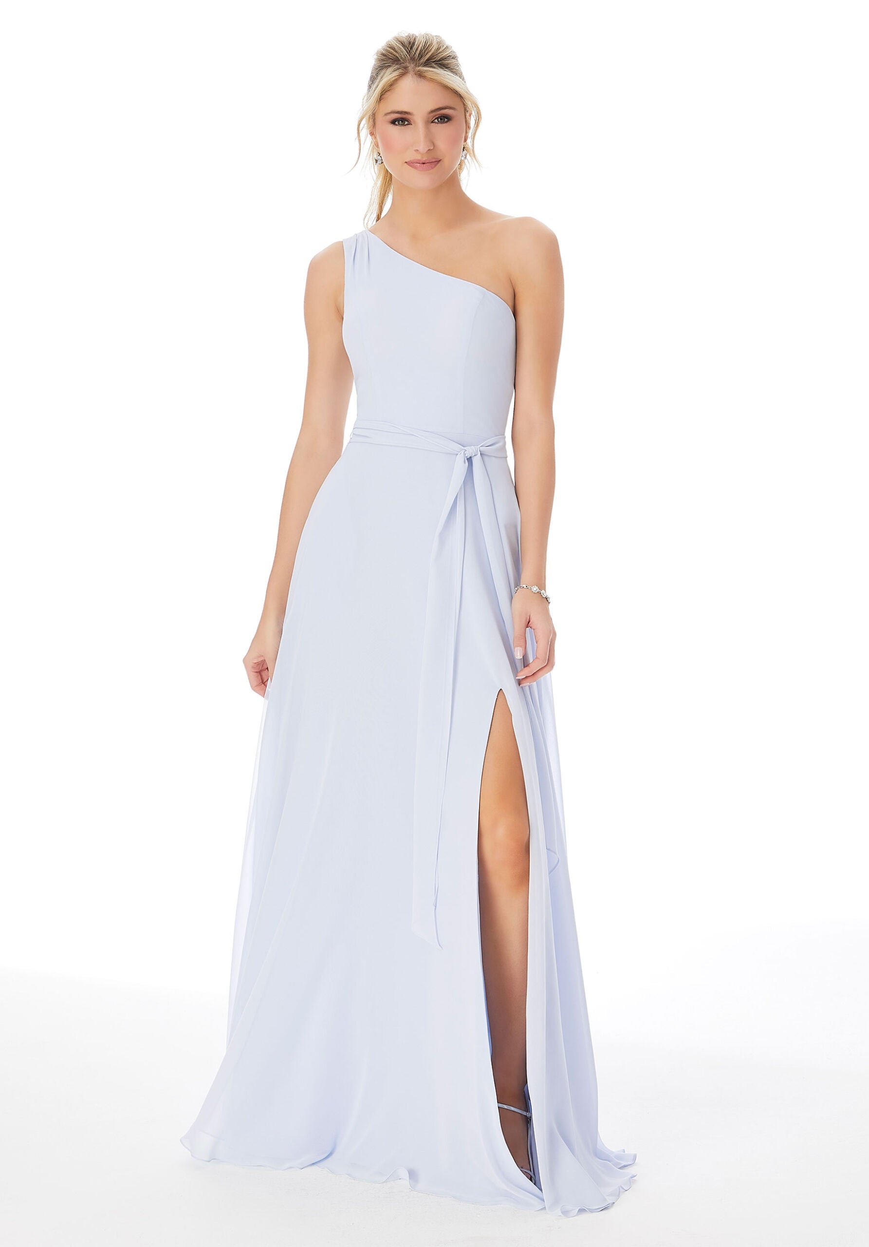 Formal Dresses Long Formal A Line Evening Dress MGNY Madeline Gardner New York 13105 Fog