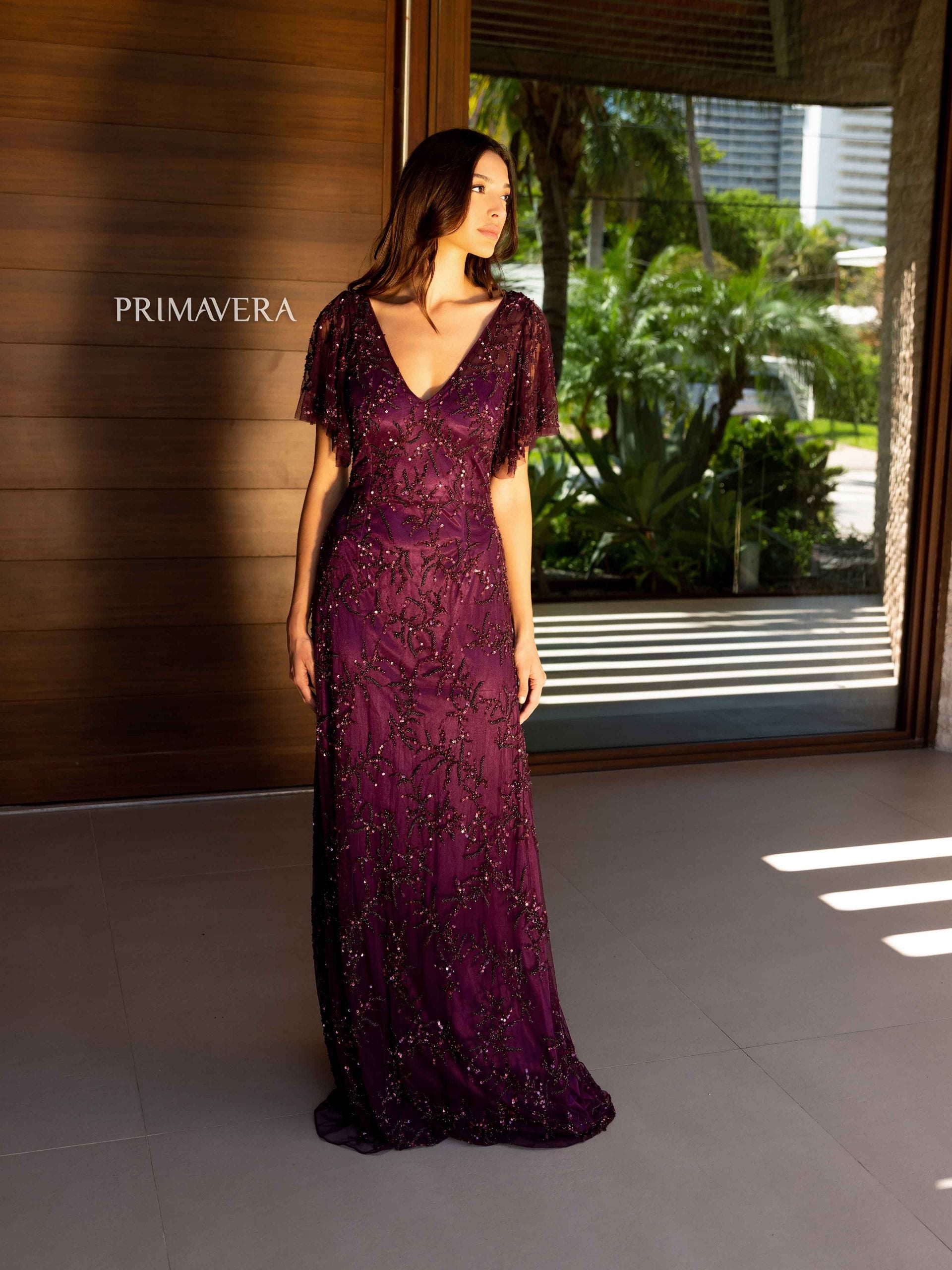 Mother of the Bride Dresses Long Formal A line Mother of the Bride Dress Primavera Couture 13124 Burgundy