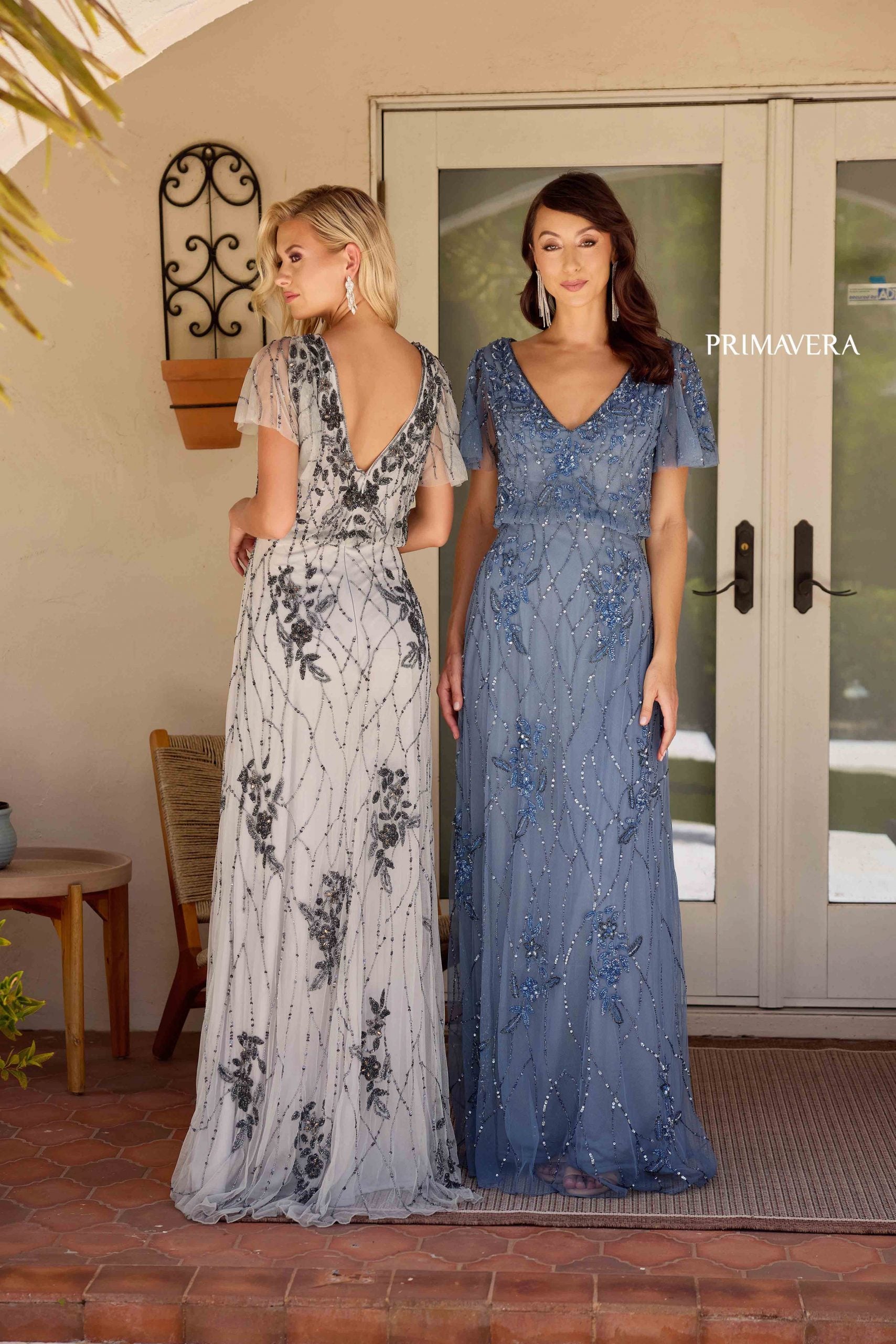 Mother of the Bride Dresses Long Formal Mother of the Bride Evening Dress Primavera Couture 13144 Grey