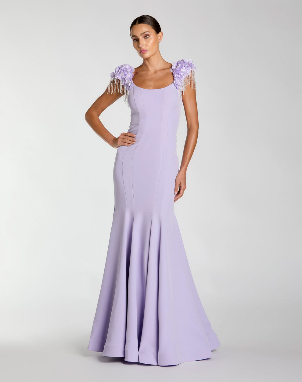 Formal Dresses Long Formal Prom Mermaid Dress Mac Duggal 13232 Lilac