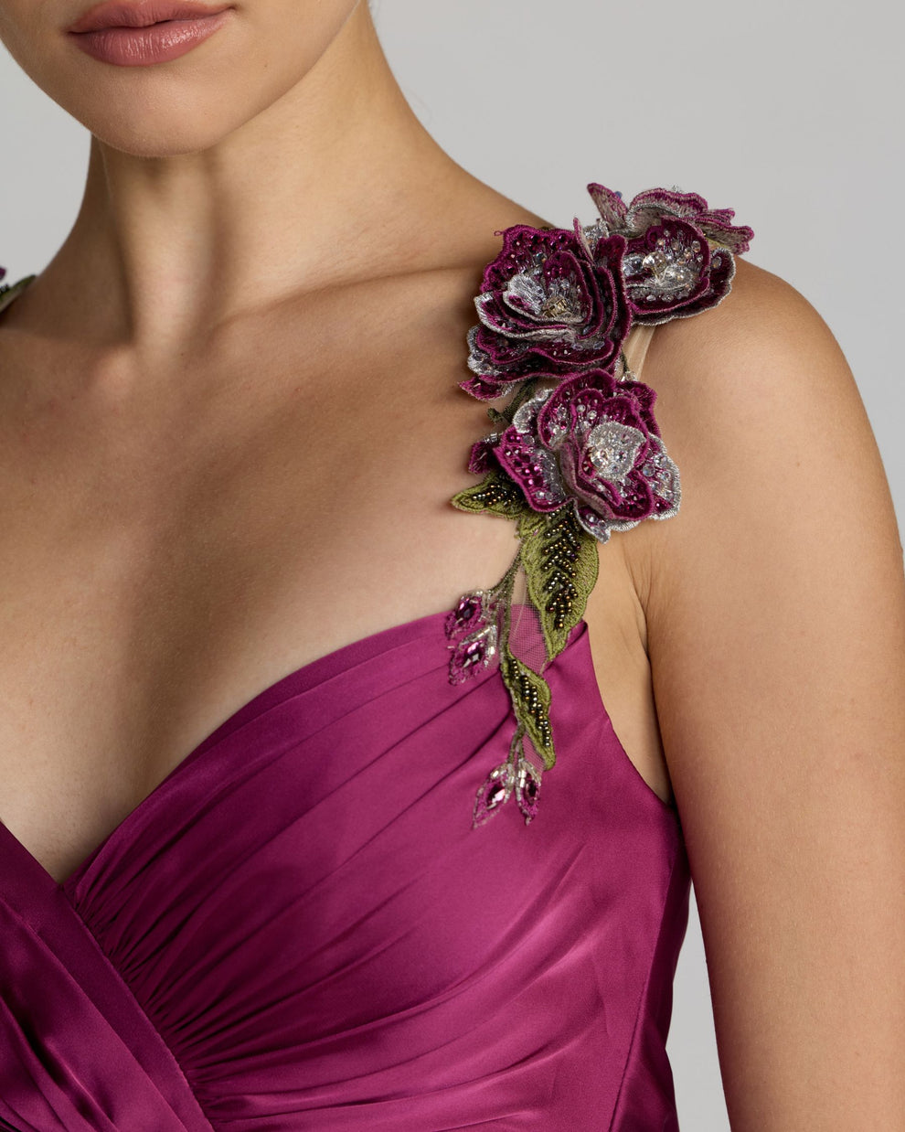 Sweetheart High-Low Chiffon Evening A-Line Mac Duggal 13263