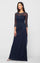 Mother of the Bride Dresses Long A Line Formal Beaded Mother of the Bride Dress  Dark Navy