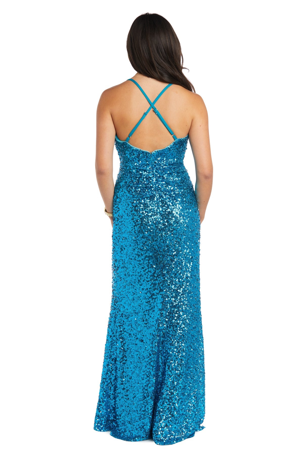Morgan & Co 13292 Long Sequin Formal Evening Prom Dress