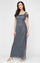 Formal Dresses Petite Long Glitter Formal Evening Dress Smoke