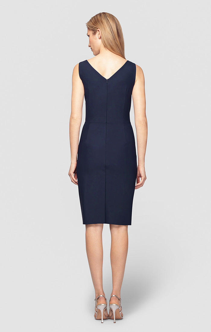 Homecoming Dresses Short Homecoming Beaded Petite Cocktail Dress Navy