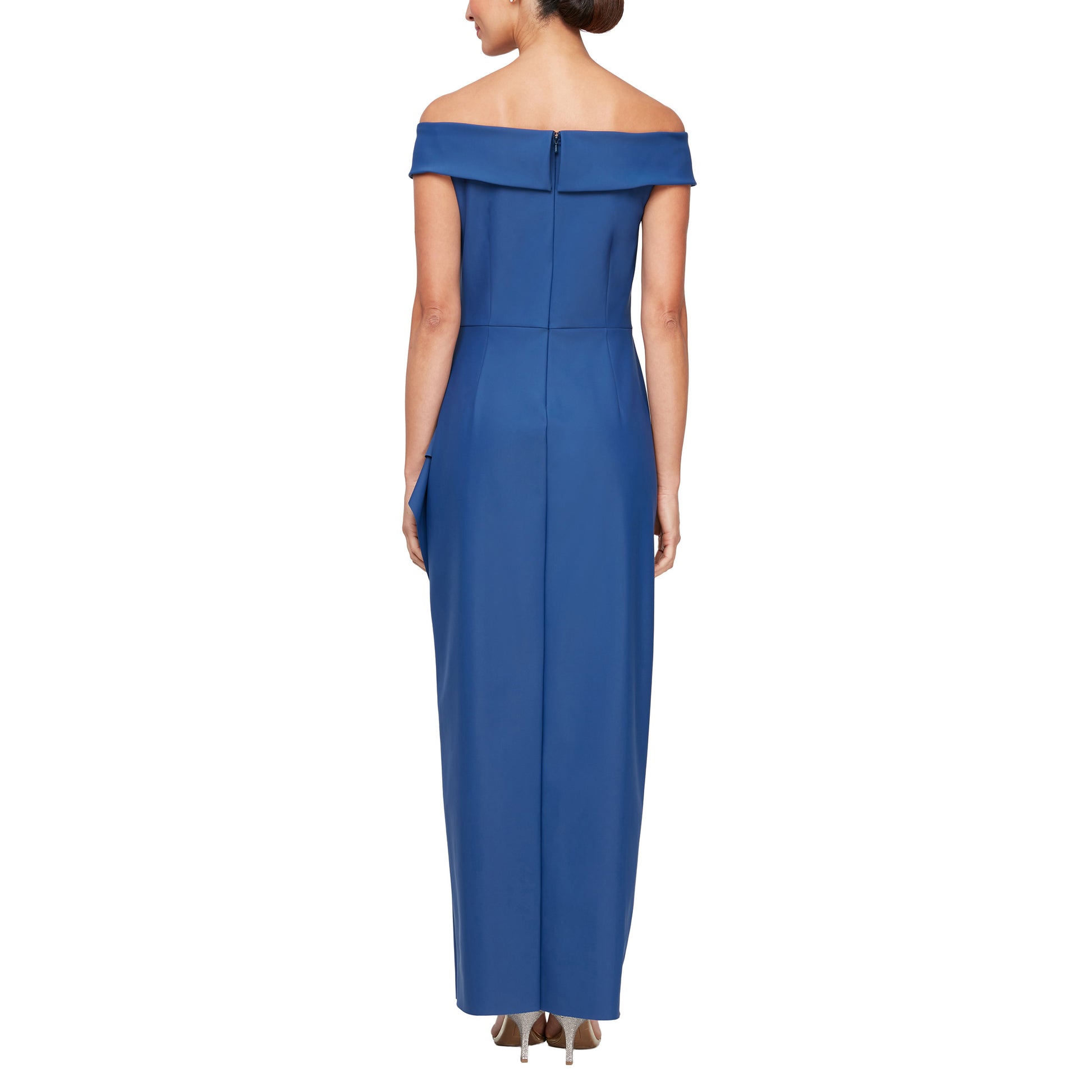 Alex Evenings 134164 Long Formal Cascade Ruffle Evening Dress