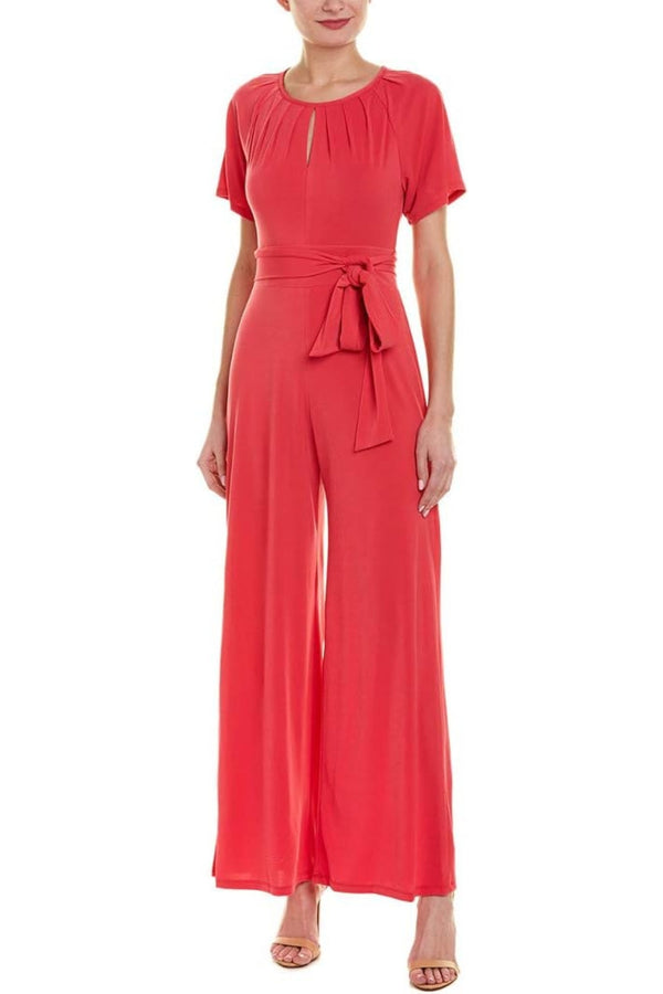 Taylor 1344M Long Formal Keyhole Jumpsuit