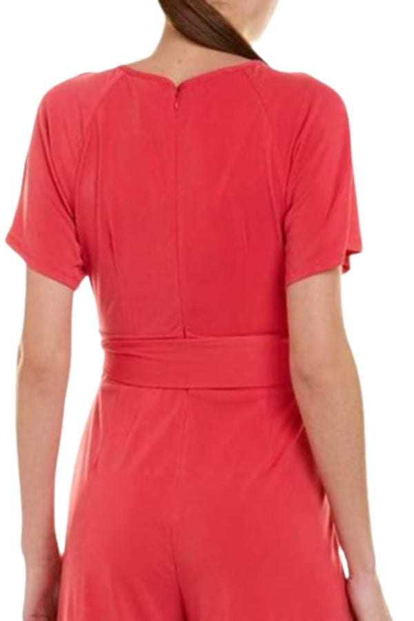 Taylor 1344M Long Formal Keyhole Jumpsuit