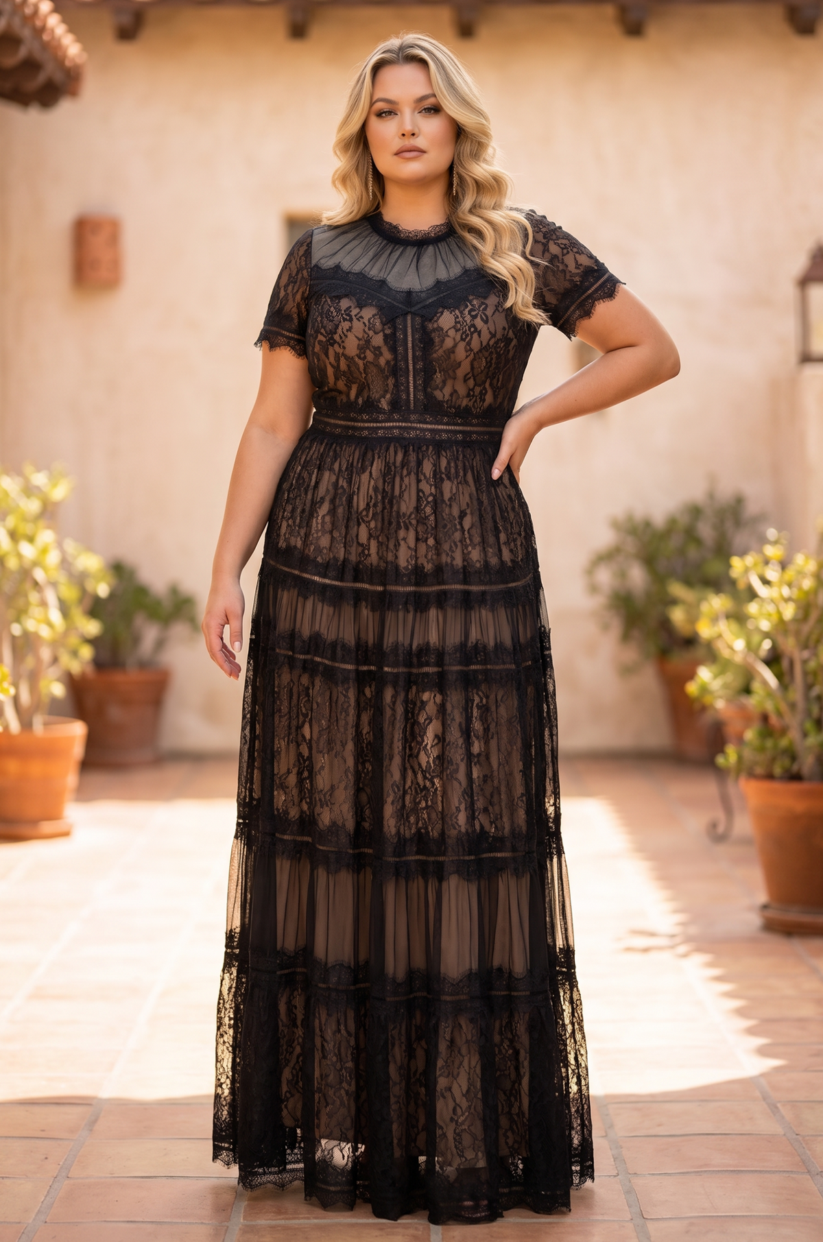1357 plus size black
