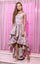 Prom Dresses A Line Formal High Low Prom Dress Pink/Grey