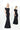 Formal Dresses Long Mermaid Formal Peplum Evening Dress Black