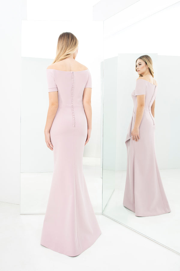 Formal Dresses Long Mermaid Formal Peplum Evening Dress Quartz