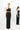 Jumpsuit Long Pleated Formal Jumpsuit BLACK-WHITE