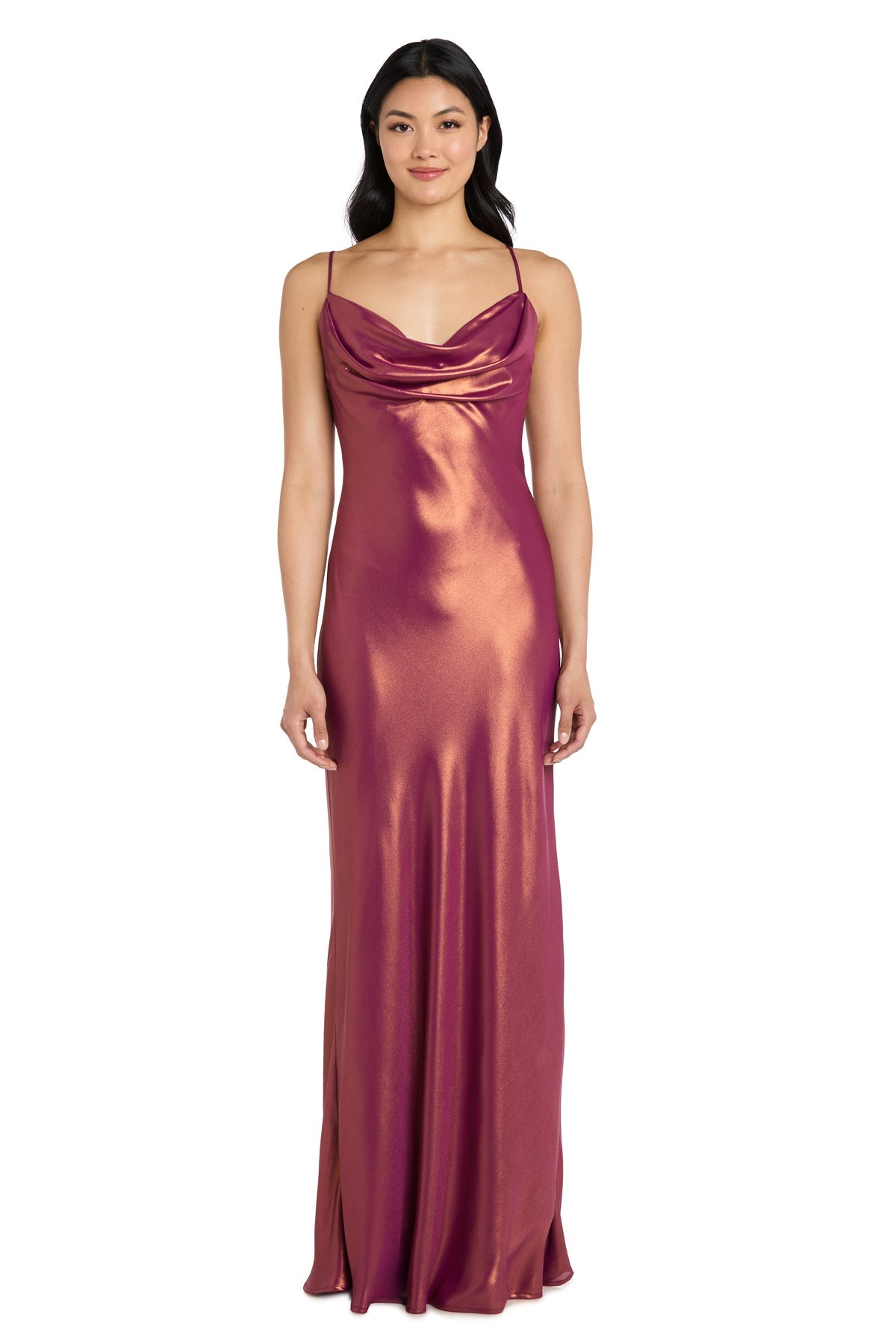 copper satin prom dress La Femme 33417 Dress | La Femme Dresses