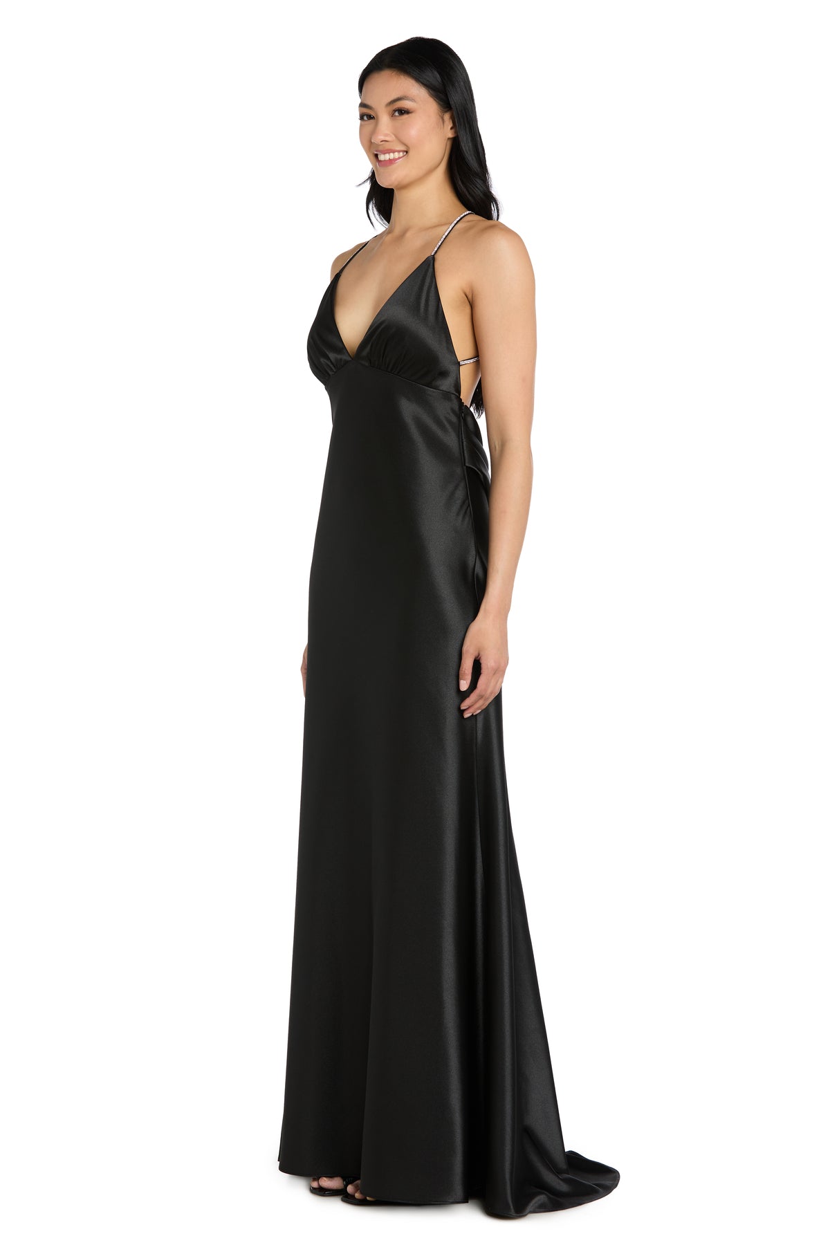 Prom Dresses Sequin Prom Long Formal Evening Dress Black