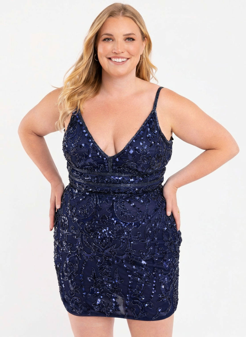 plus size prom short dresses Primavera Couture 14035