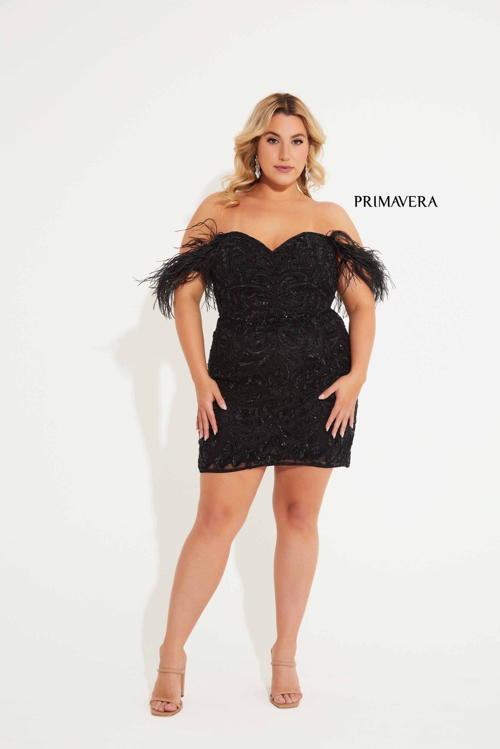 Plus Size Dresses Short Fitted Homecoming Cocktail Dress Black