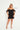 Plus Size Dresses Short Fitted Homecoming Cocktail Dress Black