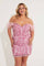 Plus Size Dresses Short Fitted Homecoming Cocktail Dress Candy Pink