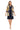 Mother of the Bride Dresses Short Printed Jacket Mother of the Bride Dress Navy/Yellow