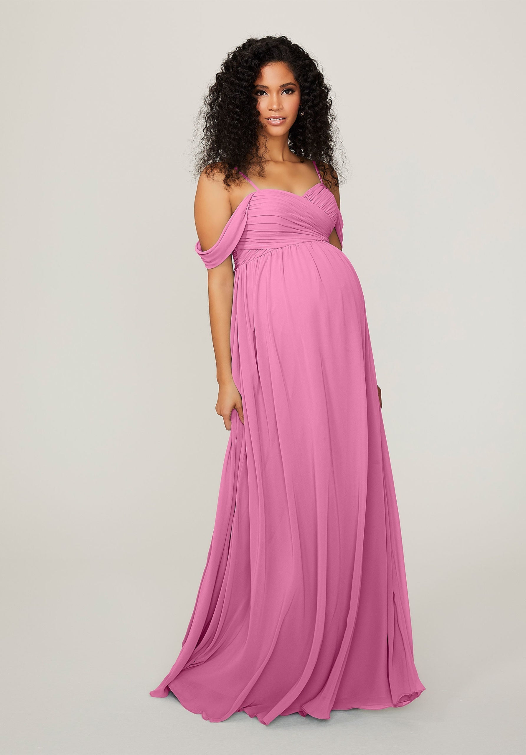 Formal Dresses Evening Long Formal Pleated Dress MGNY Madeline Gardner New York 14103 Bloom