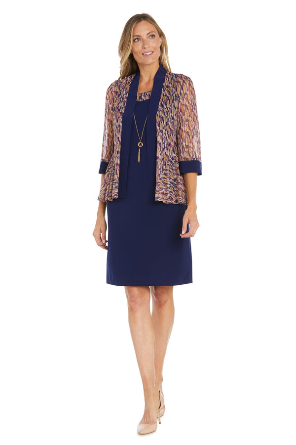 Short Mother of the Bride Dress Jacket R&M Richards 1439