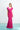 Formal Dresses Long Slit Formal Ruffle Pleated Evening Dress Fuchsia