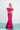 Formal Dresses Long Formal Fitted Floral Ruffle Dress Fuchsia