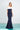 Formal Dresses Long Formal Fitted Floral Ruffle Dress Navy/White