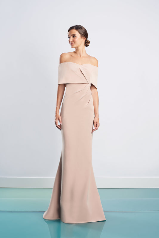 Formal Dresses Long Fitted Formal Evening Dress Suntan