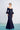 Formal Dresses Long Pleated Formal Fitted Evening Dress Navy